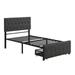 Lark Manor™ Akoi 44.2" Platform Bed Metal in Gray | Twin | Wayfair 8C555EF7A4D34C018F4B68B865D7DB21