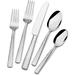 Latitude Run® Silverware Set w/ Squared Edge, 18/10 , Service For 4, Fine Flatware Set, Dishwasher Safe (20) in Gray | Wayfair