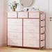 Rebrilliant Hico 11 - Drawer Dresser Metal in Pink | 46 H x 39 W x 11.8 D in | Wayfair FEA35A758A1F4B318513ABEA913DC891