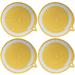 Dovecove Polyester Round 4 Piece Trivet Set in White/Yellow | Wayfair 9CE58316D501414B80D50FAFD1589BD6