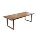 Latitude Run® Temme Pine Solid Wood Dining Table Wood in Brown/Green | 29.5 H x 78.7 W x 35.4 D in | Wayfair 6DDF22C7CAEB409DB92EABDE2328739B