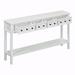 Red Barrel Studio® Groner 60" Console Table Wood in White | 34 H x 60 W x 11 D in | Wayfair C01AD40F682B4FCD823C81298EF3735F