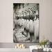 wall26 Row Of Stone Buddha Temple Statues On Canvas Print Canvas in White | 36 H x 24 W x 1.5 D in | Wayfair CVS-A32-2205-ANG05-24x36