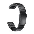 Bracelet de Montre pour Garmin MARQ Descent G1 Fenix 7S Sapphire Solar / 6S Pro / 5S Plus Fenix 7 Sapphire Solar / 6 Pro / 5 Plus Forerunner 935 945 Acier Inoxydable Remplacement Sangle 20mm 22mm