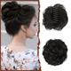 pince à griffes chignon désordonné morceau de cheveux bouclés ondulés chignon queue de cheval postiches synthétiques ébouriffées extensions de cheveux chignon chouchou postiche pour femmes pointes