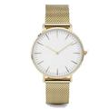 Montres à quartz pour Femme Hommes Analogique Quartz Tendance Couleur unie Minimaliste Décontractées Classique simple Acier Inoxydable 304 Style Moderne