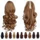 clip en queue de chevalclip griffe extensions de queues de cheval blondes ondulées 14 4.3 oz extensions de cheveux noirs synthétiques syxlcygg faux cheveux blancs femmes fille 12 16 20 bouclés 22