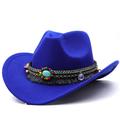 large bord western cowboy chapeaux boucle de ceinture panama chapeau ameirican 18e siècle 19e siècle état du texas chapeau de cowboy hommes femmes costume vintage cosplay chapeau