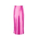 Femme Jupe Jupe longue Midi Taille haute Jupes Ruché Couleur Pleine Plein Air du quotidien Printemps été Polyester Elégant Mode Décontractées Noir Rose Vert Rose rouge