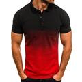 t-shirt homme manches color block henley medium springamp; été vert blanc gris noir-rouge