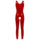 Combinaison Morphsuit Combinaison-pantalon Costume de peau Fille de moto Adulte Boas et Plumes Costumes de Cosplay justaucorps Grande Taille Cosplay Femme Couleur Pleine Mascarade / Costume Zentai