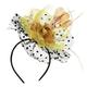 bibis kentucky derby chapeau plume occasion spéciale fête / soirée journée des dames melbourne tasse cocktail style fleur élégant avec plume à pois casque couvre-chef