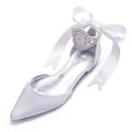 Femme Chaussures de mariage Chaussures habillées Grandes Tailles Chaussures blanches Mariage Soirée Couleur Pleine Appartements de mariage Chaussures de mariée Chaussures de demoiselle d'honneur Eté