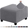 housse de pouf extensible housses de pouf carré protecteur de meubles tabouret de rangement pliant protecteur de meubles housse souple avec fond élastique