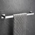 Porte-serviettes en acier inoxydable étagère de salle de bain galvanisé nouveau design salle de bain simple tige murale 1pc finition chromée et peinte