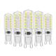 5pcs 10pcs g9 led lumières bi-broches 6w 450-550lm 22 perles led smd 2835 t forme d'ampoule dimmable blanc chaud blanc froid 220-240v 110-130v rohs pour lustres lumières d'accent sous la lumière de ro