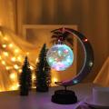 lampe lunaire enchantée lampe de lune led lampe de nuit pour enfants lampe de galaxie lampe de lune suspendue lampe de nuit de lune magique cadeau de souvenir pour les décorations de la maison (lampe