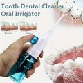 Irrigateur oral, jet d'eau dentaire portable, réservoir d'eau de 80ml, nettoyeur de dents étanche avec ensemble de grattoir à langue