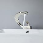mitigeur évier de salle de bain, lavabo monocommande mitigeur lavabo salle d'eau, vasque monobloc robinet d'eau en laiton pont monté avec tuyau d'eau chaude et froide