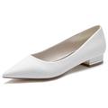 Femme Chaussures de mariage Chaussures habillées Mariage Soirée du quotidien Appartements de mariage Chaussures de mariée Chaussures de demoiselle d'honneur Talon Plat Bout pointu Elégant Mode