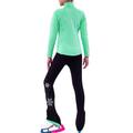 Pantalon et Veste de Patinage Artistique Fille Patinage Veste Pantalons / Surpantalons Rose Vert Polaire Spandex Haute élasticité Entraînement Exercice Compétition Tenue de Patinage Chaud Fait à la