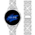 Bracelet de Montre pour Samsung Galaxy Watch 6/5/4 40/44mm, Galaxy Watch 5 Pro 45mm, Galaxy Watch 4/6 Classic 42/46/43/47mm, Watch 3, Active 2, Gear S3 S2 Acier Inoxydable Remplacement Sangle 20mm