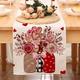 Saint Valentin chemin de table vacances chemin de table saisonnier ferme toile de jute nappe pour anniversaire de mariage maison cuisine dîner table fête décor