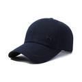 Homme Casquette de Baseball Chapeau de soleil Casquette Noir Marine foncé Polyester Ajustable Vêtement de rue mode Décontractées du quotidien Vêtements de Plein Air Vacances Plein Ecran Solaire