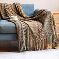 Boho lit plaid couverture géométrie aztèque baja couvertures ethnique housse de canapé housse décor jeter tenture tapisserie tapis cobertor