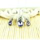 bijoux en cristal Vente en gros yiwu petits bijoux vente chaude collier en cristal boucle d'oreille ensemble-flottant