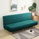 Housse de canapé futon extensible housse verte canapé élastique blanc gris uni canapé sans bras protecteur de meubles solide doux durable lavable
