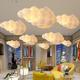 led pendentif lumière suspendu nuage lumière enfants chambre luminaire moderne nuage lustre chambre plafonniers