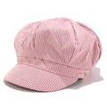 1 pièces couleur unie femmes béret printemps automne gavroche chapeau vintage velours côtelé élasticité casquette à visière peintre chapeau