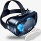 Casque vr avec contrôleur lunettes 3d vr réglables casque de réalité virtuelle hd blu-ray support protégé des yeux 57 pouces pour téléphone / android 222