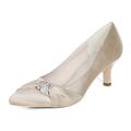 Femme Chaussures de mariage Escarpins Cadeaux de Saint-Valentin Escarpins Soirée Soirée Evénement Talons de mariage Chaussures de mariée Chaussures de demoiselle d'honneur Strass Talon de chaton