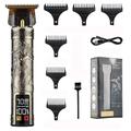 t9 usb électrique barbier rechargeable nouveau barbier rasoir pour hommes tondeuse à cheveux professionnel mega zéro machine de finition rasoir en céramique pour la coupe de cheveux