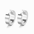 boucles d'oreilles en acier inoxydable pour hommes femmes plaqué or 18 carats boucles d'oreilles manchette hypoallergénique cerceau huggie oreille piercings argent