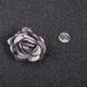 automne mariage femmes broches classique élégant fleur pétale vintage mode britannique imitation diamant broche bijoux vin noir perle rose pour tous les jours vacances