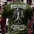 Homme Crânes T shirt Manche Courte T-shirt Col Ras du Cou Chemise Sportif Classique Décontractées Sport extérieur Vacances Sortie Noir Rouge Vert Véronèse Eté Vêtement Tenue S M L XL XXL XXXL