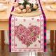 Saint Valentin chemin de table vacances chemin de table saisonnier ferme toile de jute nappe pour anniversaire de mariage maison cuisine dîner table fête décor