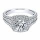 1 pc Anneau Alliance Bague Bague / Anneaux For Femme Zircon Diamant synthétique Mariage Anniversaire Cadeau Plaqué or Classique Paver Mariage