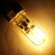 4pcs led bi-pin lights gy6.35 gel de silice spot 5w 500 lm ampoule cob économie d'énergie et protection de l'environnement lustre en cristal source de lumière blanc chaud blanc ac / dc12 v