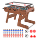 Fiziti 54 Inch Folding Foosball Table Air Hockey Table for Adults Full Size 2 in 1 Multi Game Soccer Table for Indoor Outdoor Family Kids