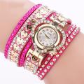 Luxe dames mode amour cadran bracelet montre femmes robe strass bracelet souple montres à quartz montre femme