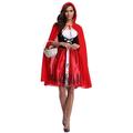 le petit chaperon rouge cosplay costume adultes femmes cosplay sexy costume performance fête halloween halloween carnaval mascarade facile halloween costumes mardi gras