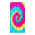 Serviette de plage tie dye, serviettes de plage de couleur hippie sans sable surdimensionnées, grande serviette de bain douce sup, serviette de bain absorbant l'eau pour hommes, femmes, voyage,