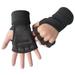 M Training Sport Gloves for Men Women Workout Gloves Fitness Body Building Weightlifting Gym Hand Wrist Gloves Black B