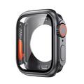 [1 1 paquet] Boîtier de montre avec protecteur d'écran Compatible avec Apple Watch Ultra 49mm / Series 8 7 41mm 45mm / Series 6 5 4 SE 40mm 44mm / Series 3 2 1 38mm 42mm / Ultra 49 mm Tout autour