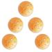 Dcenta 74mm Indoor Luminous Pickleballs 5 Pack of Bright Glow in Dark Balls for Exciting Pickleball Matches