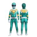 Mighty Morphin Power Rangers Tommy Olivier Costume de Cosplay Combinaison Homme Femme Garçon Cosplay de Film Cosplay Halloween Noir Jaune Rose Halloween Carnaval Mascarade Combinaison